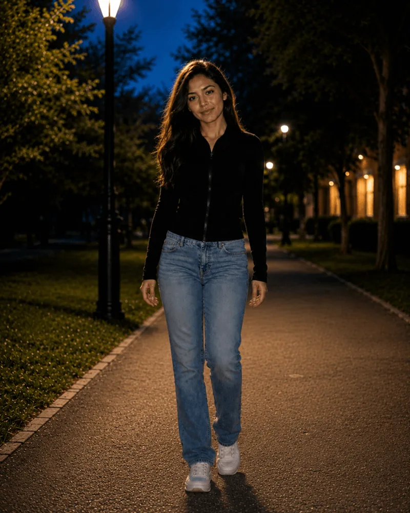 Ghost Vision effect example: the original photo