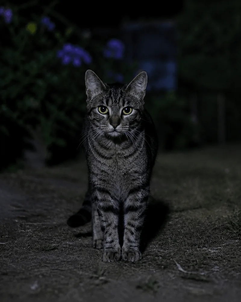 Night Vision effect example: the original photo